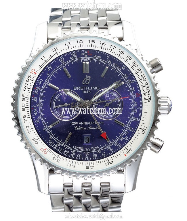 Breitling Navitimer 125e Anniversaire Steel Mens 43mm Stainless Steel Case Watch