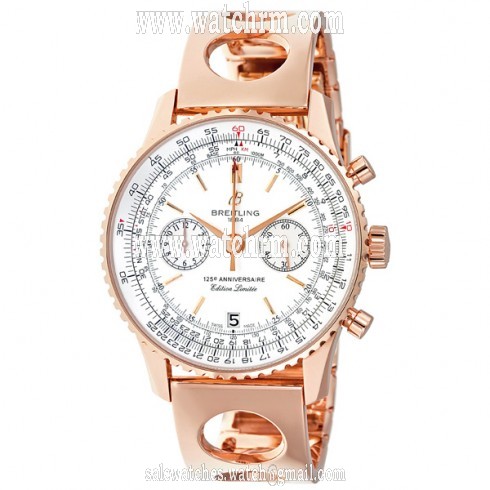 Breitling Navitimer 125th Anniversary 18k Rose Gold Watch R2632212-G668RG