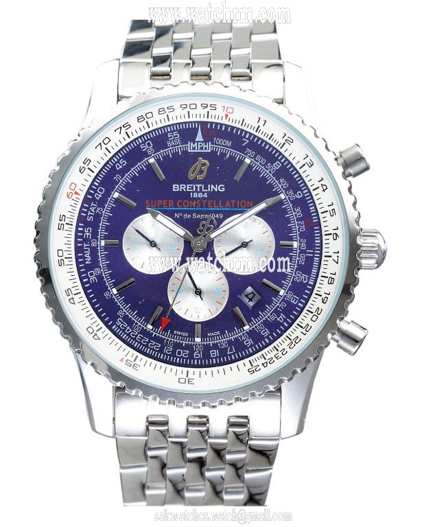 Breitling Navitimer A2332212/C587-SS Automatic Blue Dial 42mm Watch