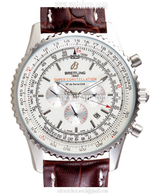 Breitling Navitimer A2332212/g533-1CD 42mm White Dial Stainless Steel Case Watch
