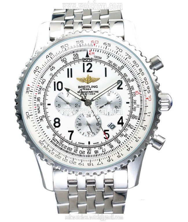 Breitling Navitimer A2332212/g533-1CD White Dial Stainless Steel Case Round Watch