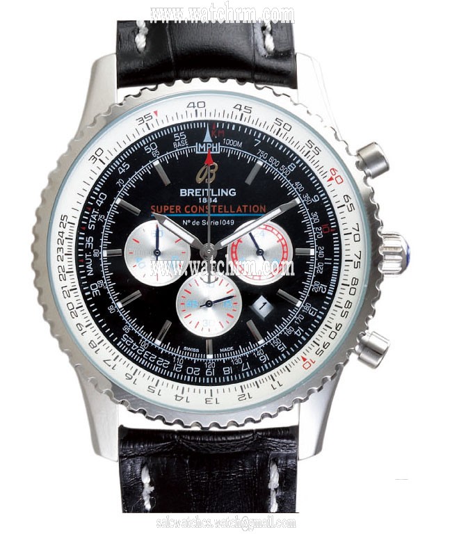 Breitling Navitimer A23322U7/BB20 Round Automatic Black Dial Watch