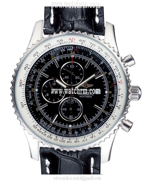 Breitling Navitimer A2432212/B726-1LT Round Automatic Black Dial Watch