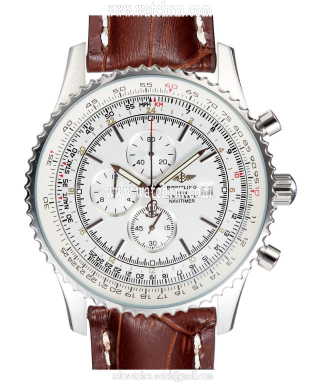 Breitling Navitimer A2432212/g571-1lT Stainless Steel Case White Dial Round Watch