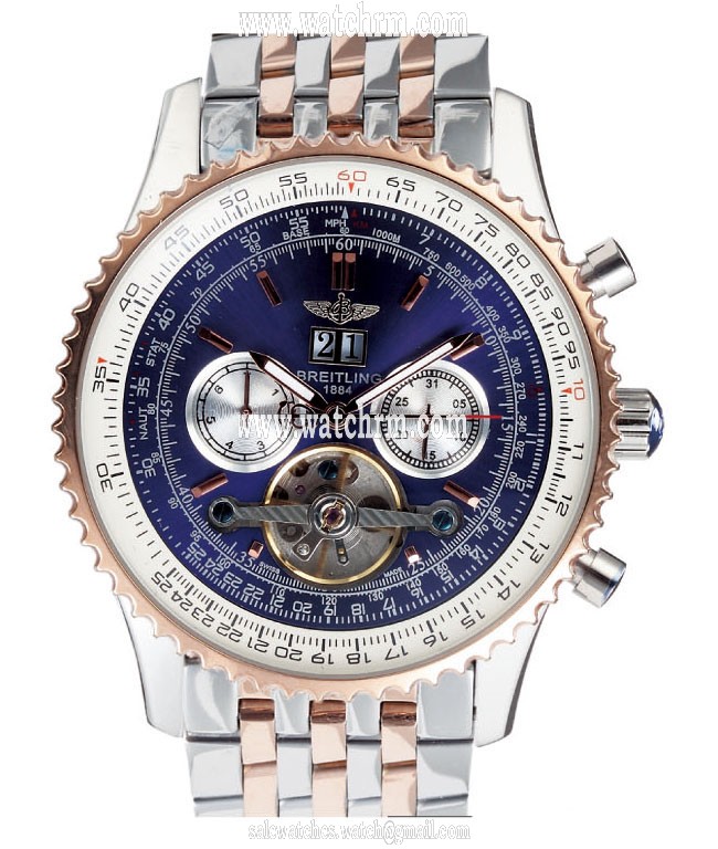 Breitling Navitimer AB012012/BB01 Round Blue Dial Tourbillon Watch