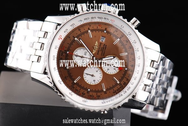Breitling Navitimer AutoMATiC Mens Silver Stainless Steel Strap Watch