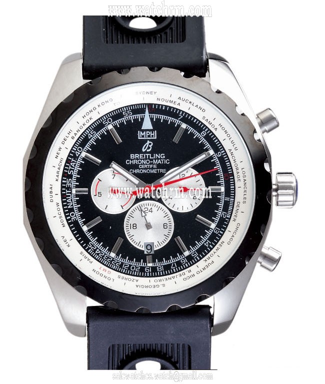 Breitling Navitimer Chrono-Matic 49 A1436002-B9-444 Round Black Dial Automatic Watch