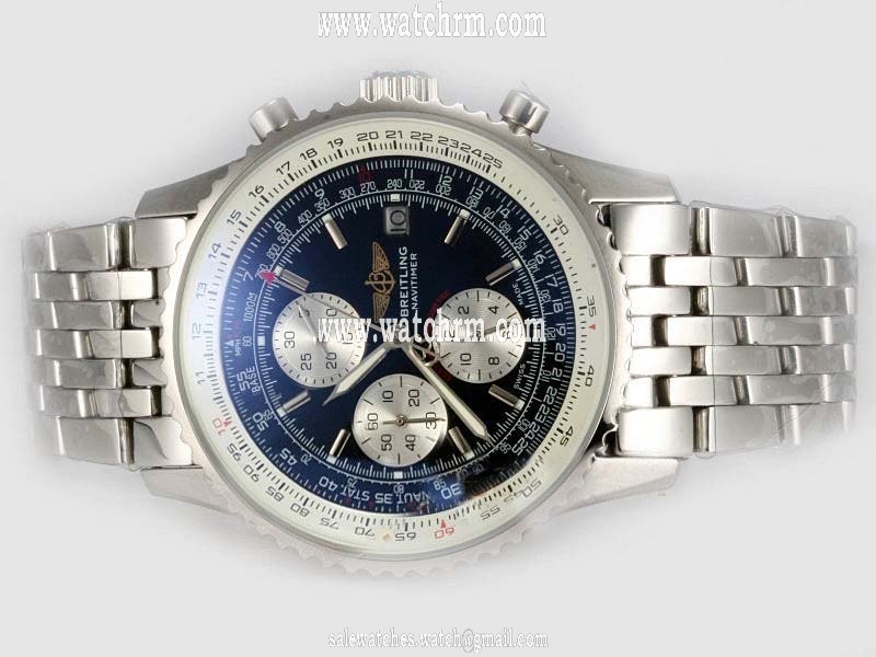 Breitling Navitimer Chronograph 1628 Mens Round Quartz Chronograph Watch