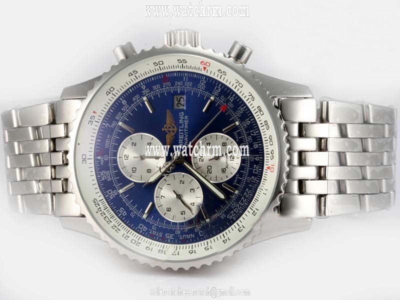 Breitling Navitimer Chronograph A13019 Round Mens Stainless Steel Case Watch