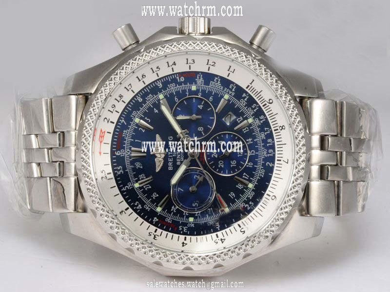 Breitling Navitimer Chronograph A22322M6 Blue Dial Stainless Steel Case Stainless Steel Bezel Watch