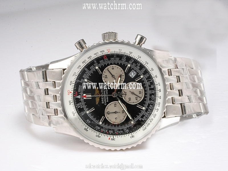 Breitling Navitimer Chronograph A23322 Black Dial Round Quartz Chronograph Watch