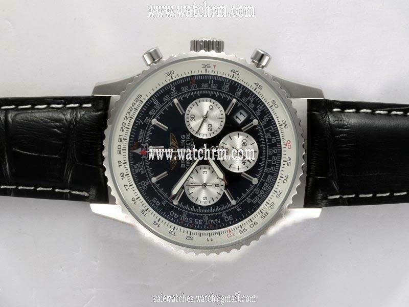 Breitling Navitimer Chronograph AB012012-BB01BKLT 40mm Stainless Steel Case Black Dial Watch