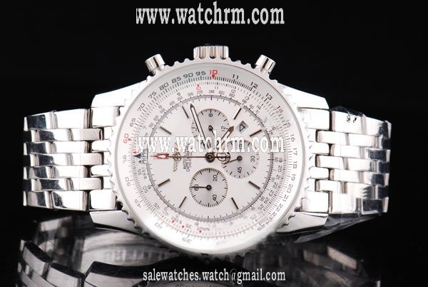 Breitling Navitimer Chronograph Steel 4 Mens Stainless Steel Bezel Watch