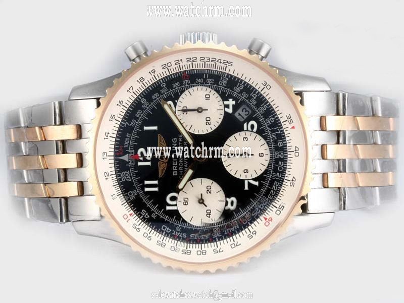 Breitling Navitimer Chronograph Steel/Gold 42mm Mens Automatic Watch