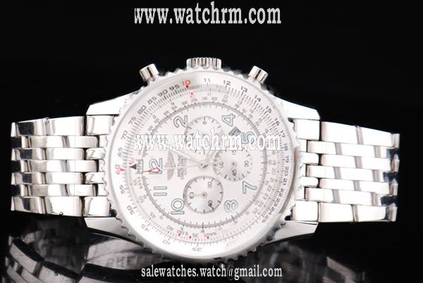 Breitling Navitimer Chronograph Steel Quartz Mens Stainless Steel Bezel Watch