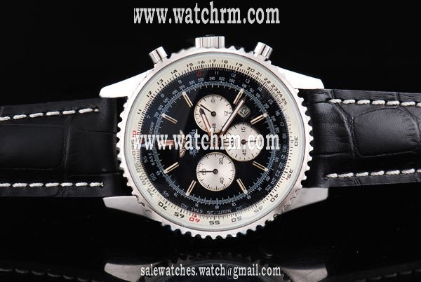 Breitling Navitimer Chronograph Steel Round Quartz Mens Watch