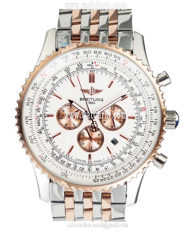 Breitling Navitimer D2332212/g534-TT Stainless Steel Case White Dial Stainless Steel Bezel Watch