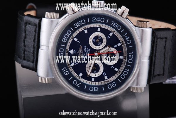 Breitling Navitimer Heritage Steel Black Dial Stainless Steel Bezel Automatic Watch