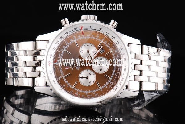 Breitling Navitimer Heritage Steel Stainless Steel Case coffee Dial Watch