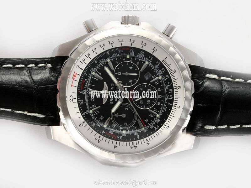 Breitling Navitimer Montbrillant A2133012/BB58-1CT Round Black Dial Automatic Watch