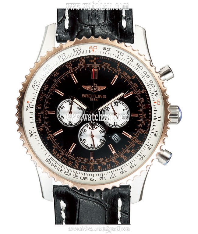 Breitling Navitimer R2332212/B838-1CD Rose Gold Case 41.8mm Brown Dial Watch