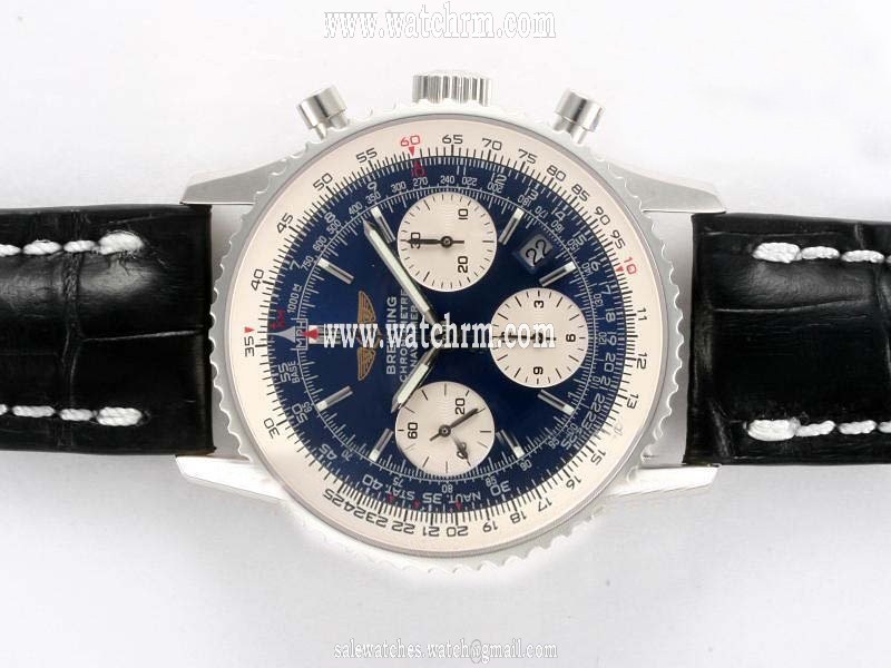 Breitling Navitimer World A1436002-B9-444 Blue Dial Round Watch