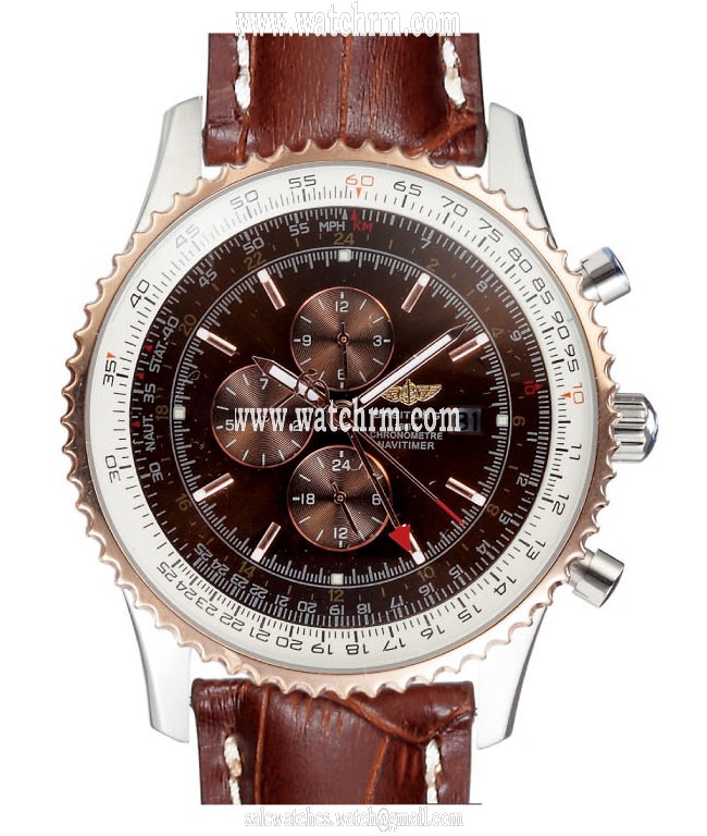 Breitling Navitimer World A2432212/B726 Brown Dial Automatic Round Watch