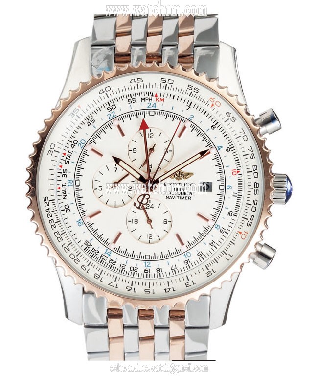 Breitling Navitimer World A2432212/G571-SS Automatic Mens Round Watch