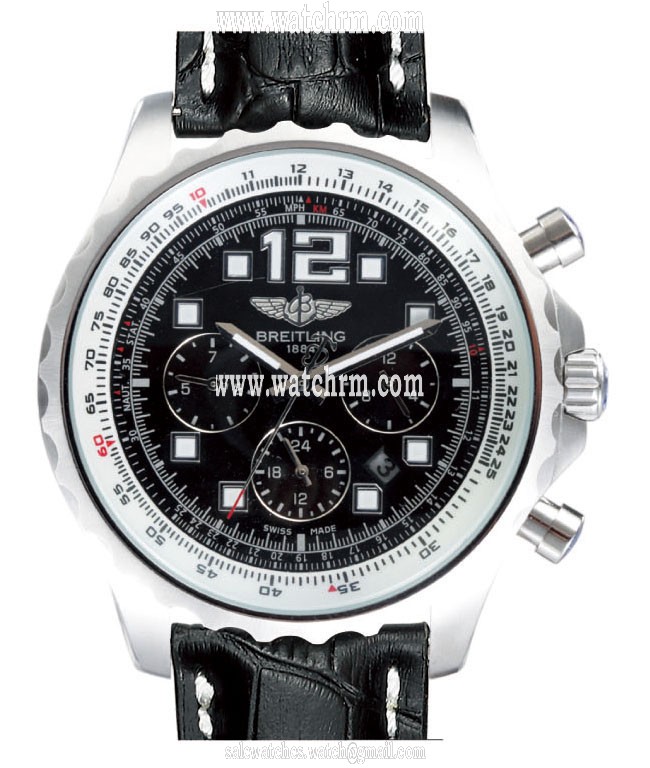 Breitling Professional Chronospace A2336035/BA68-1lD 46mm Stainless Steel Case Black Dial Watch