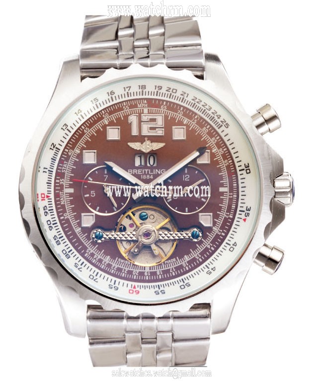 Breitling Professional Chronospace A2336035/C833-SS Mens Tourbillon Round Watch