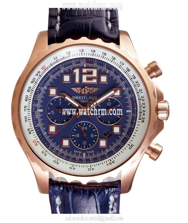Breitling Professional Chronospace A2336035/f555-1lT Automatic Round Blue Dial Watch