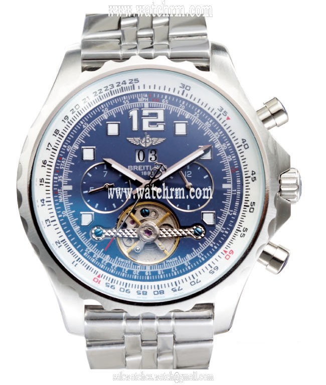 Breitling Professional Chronospace A2336035/f555-SS Tourbillon 46mm Mens Watch