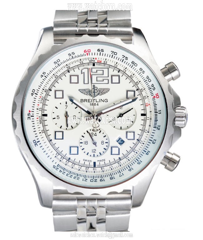 Breitling Professional Chronospace A2736434/g615-2CD 46mm White Dial Watch