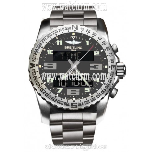Breitling Professional Cockpit Grey Dial Titanium Men's Watch EB5010B1-M532TI