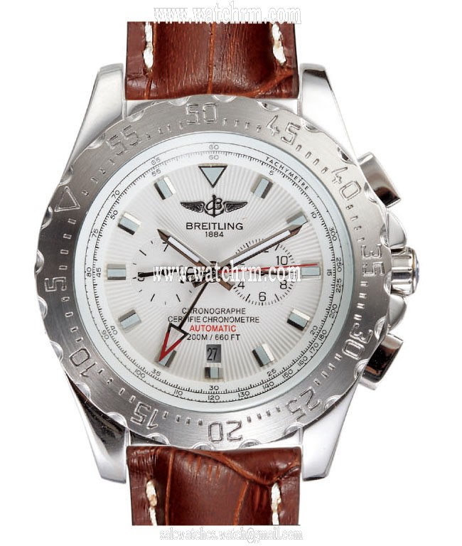 Breitling Professional Skyracer A2736434/G615 Brown Cow Leather Strap 43.5mm Mens Watch