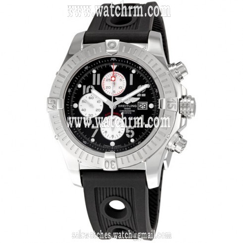 Breitling Super Avenger Black Dial Men's Watch A1337011-B973BKPD