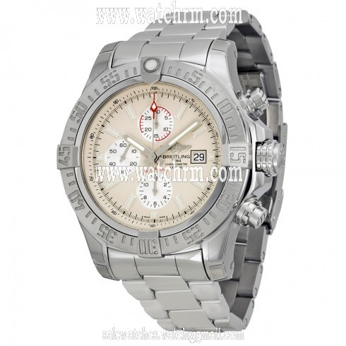 Breitling Super Avenger II Silver Dial Chronograph Men's Watch A1337111-G779SS