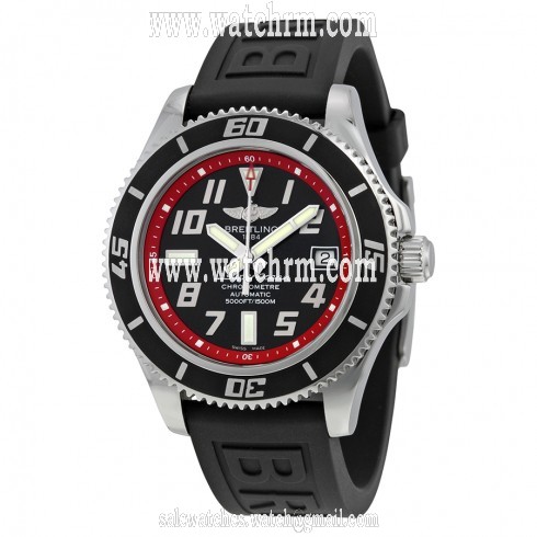 Breitling Superocean 42 Automatic Black Dial Black Rubber Strap Men's Watch A1736402-BA31BKPT3