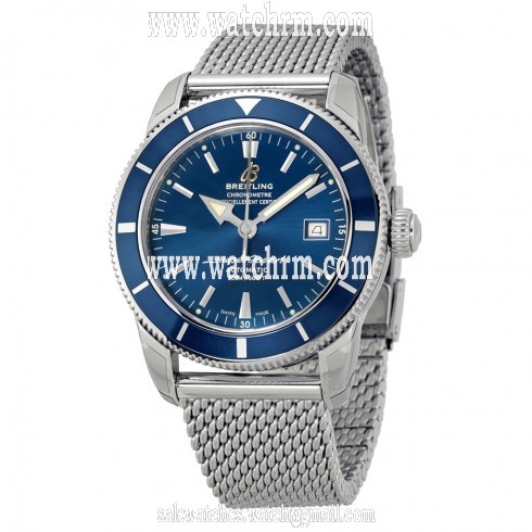 Breitling Superocean 42 Blue Dial Stainless Steel Men's Watch A1732116-C832SS