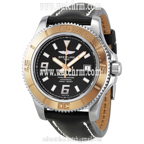 Breitling Superocean 44 Automatic Black Dial Men's Watch C1739112-BA77BKLT