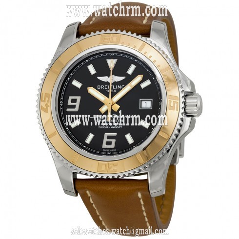 Breitling Superocean 44 Black Dial Men's Watch C1739112-BA77BRLD