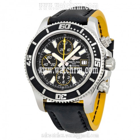 Breitling Superocean Chronograph II Black Dial Men's Watch A13341A8-BA82BKYLT