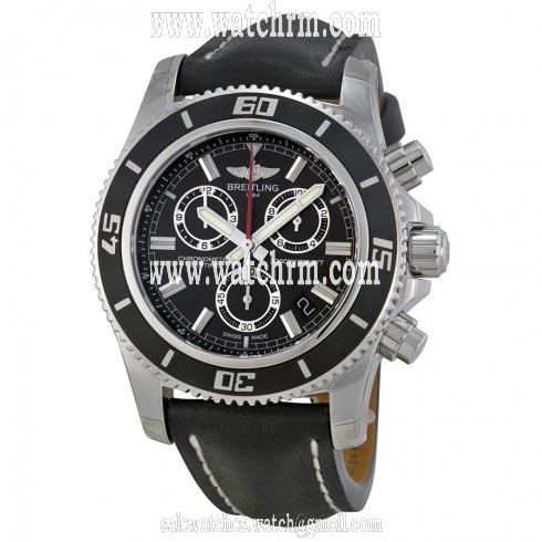 Breitling SuperOcean Chronograph M2000 Black Dial Men's Watch A73310A8-BB73BKLT