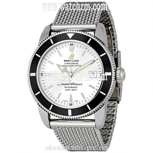 Breitling Superocean Heritage 42 Silver Dial Men's Watch A1732124-G717SS