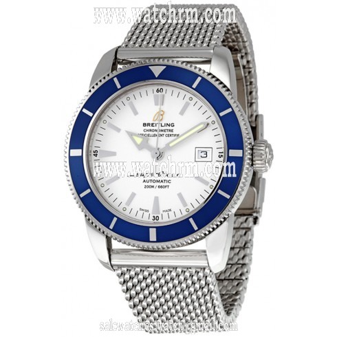 Breitling SuperOcean Heritage 42 White Dial Steel Men's Watch A1732116-G717SS