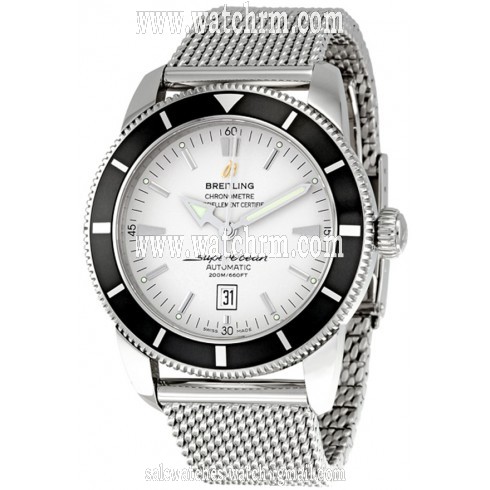 Breitling SuperOcean Heritage 46 Silver Dial Men's Watch A1732024-G642SS