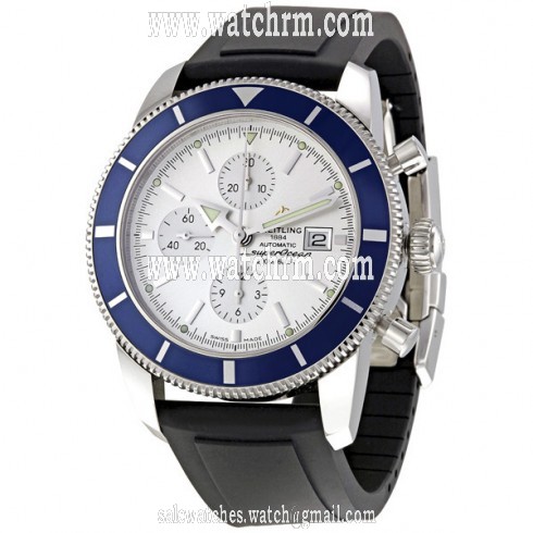 Breitling Superocean Heritage Chronograph Silver Dial Men's Watch A1332016-G698BKPD