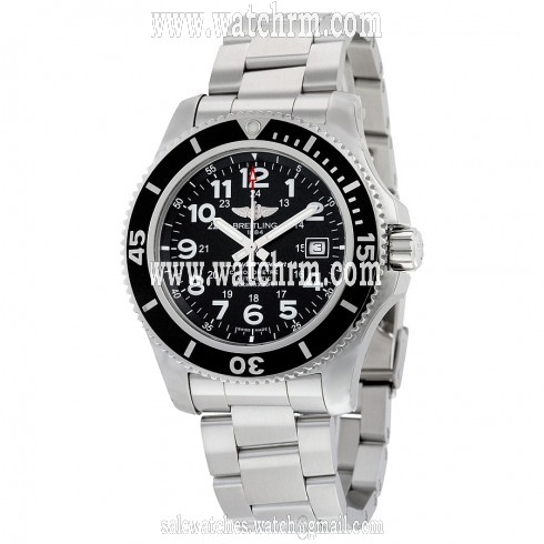 Breitling Superocean II 44 Volcano Black Dial Stainless Steel Automatic Men's Watch A17392D7/BD68
