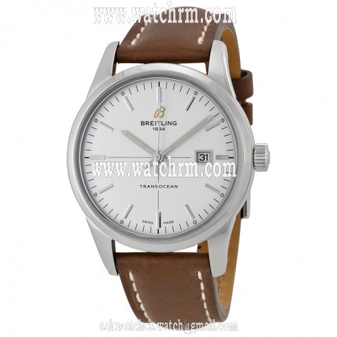 Breitling Transocean Automatic Silver Dial Men's Watch A1036012/G721BRLT