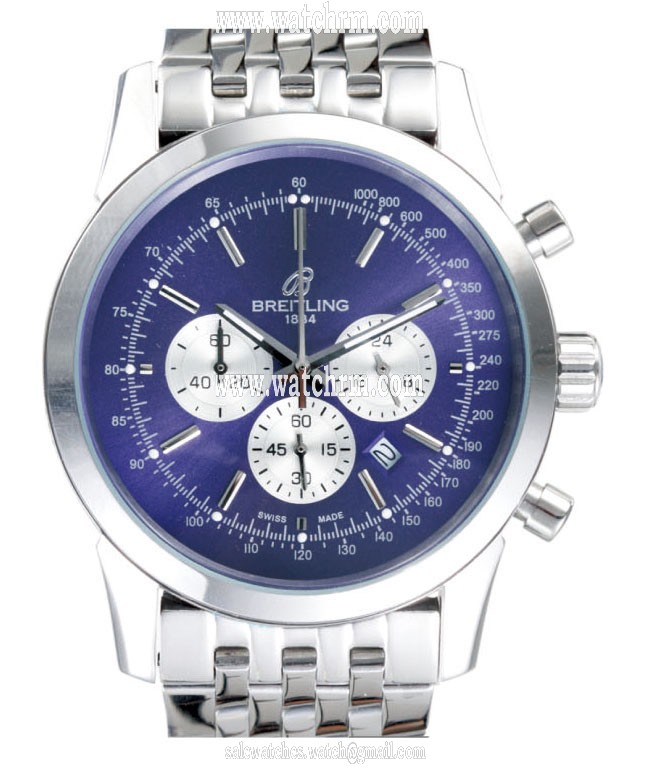 Breitling TransOcean Chrono AB015212/BA99/151A Blue Dial Automatic Round Watch